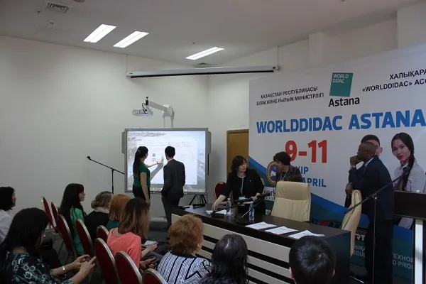 Все презентации выставки WorldDidac Astana-2015 состоялись на интерактивных комплектах &ldquo;Optoma + Hanshin&rdquo;