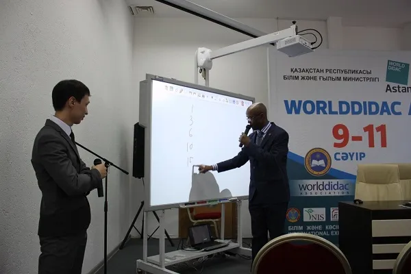 Все презентации выставки WorldDidac Astana-2015 состоялись на интерактивных комплектах &ldquo;Optoma + Hanshin&rdquo;