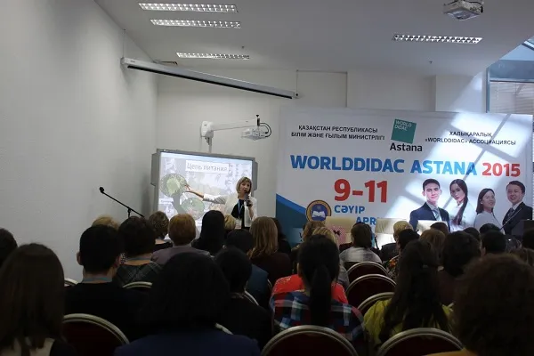 Все презентации выставки WorldDidac Astana-2015 состоялись на интерактивных комплектах &ldquo;Optoma + Hanshin&rdquo;