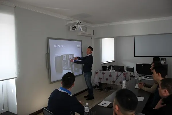 Представители D.A.S. Audio в нашем офисе