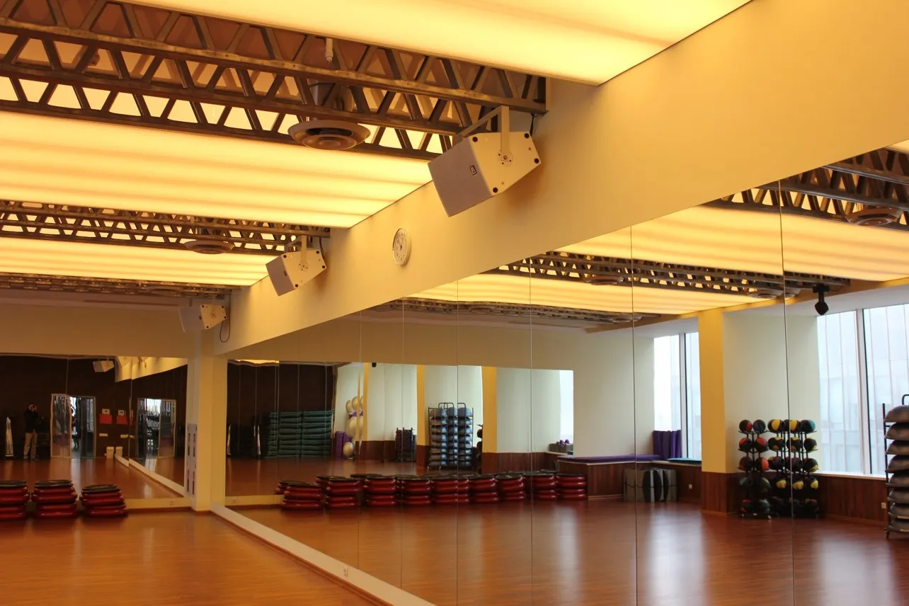AUDAC звучит в клубе здоровья “FIDELITY FIT & WELL” (в зд. «Esentai Mall»), г. Алматы