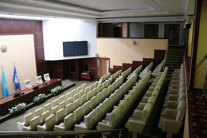 AUDAC звучит в конгресс-холле Главного корпуса КазНУ им. Аль-Фараби