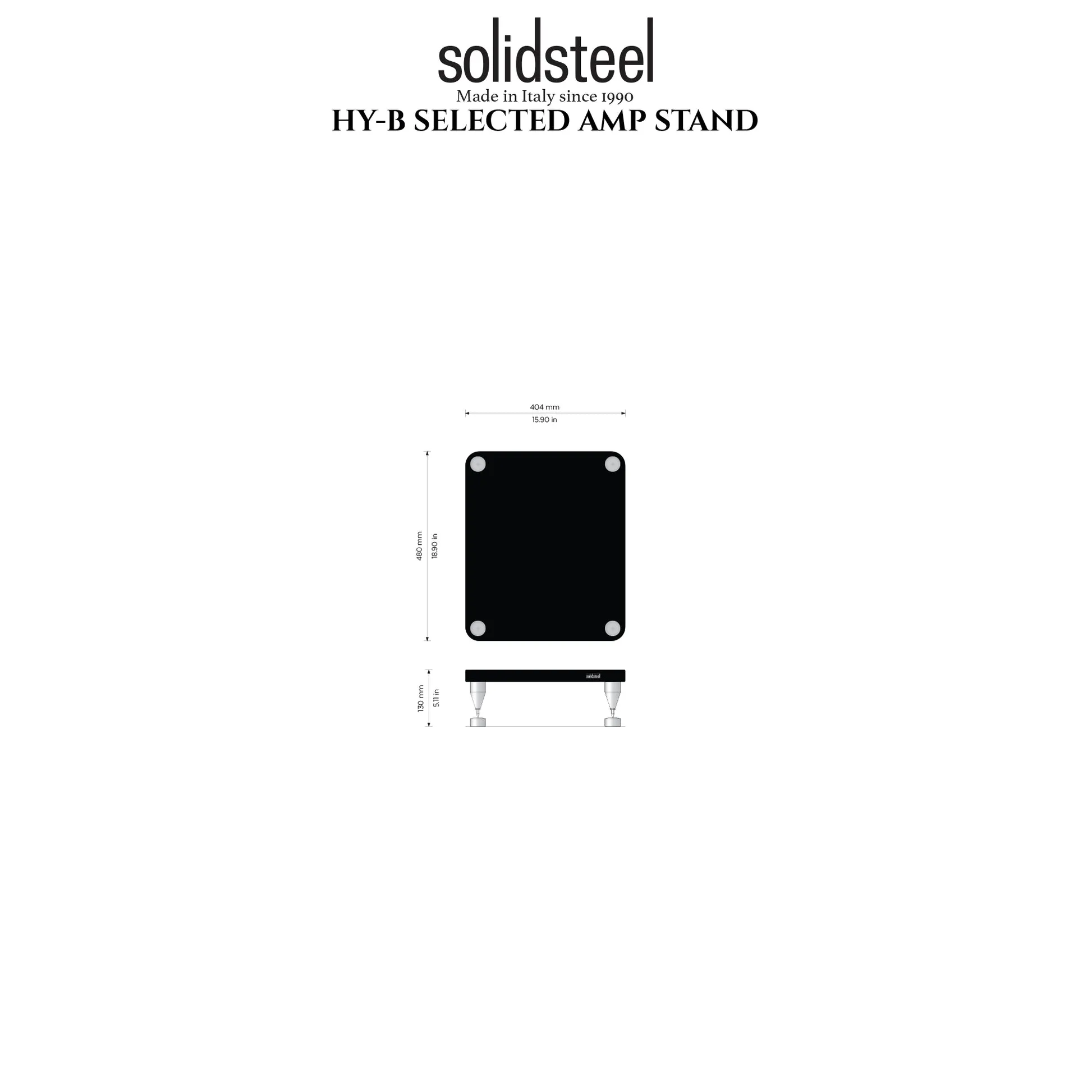Официальная схема размеров Solidsteel HY-B