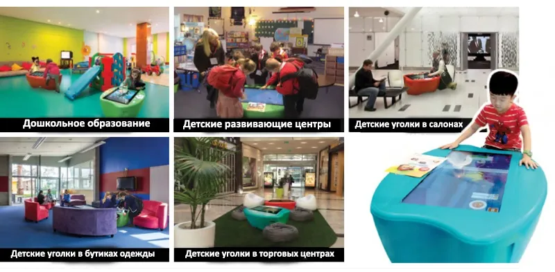 Интерактивный стол Hanshin eFUNtable FT-32 голубой - Снят с производства