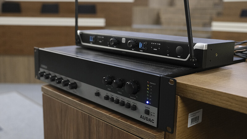 Комплексное оснащение поточной аудитории в KIMEP