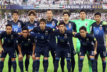 Сборная Японии на FIFA-2018