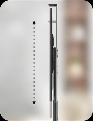 Мобильная стойка ONKRON TS1881 черная